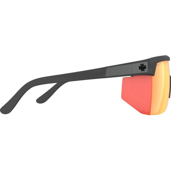 Super Flynn, Matte Black/Happy Grey Green with Orange Mirror Lenses