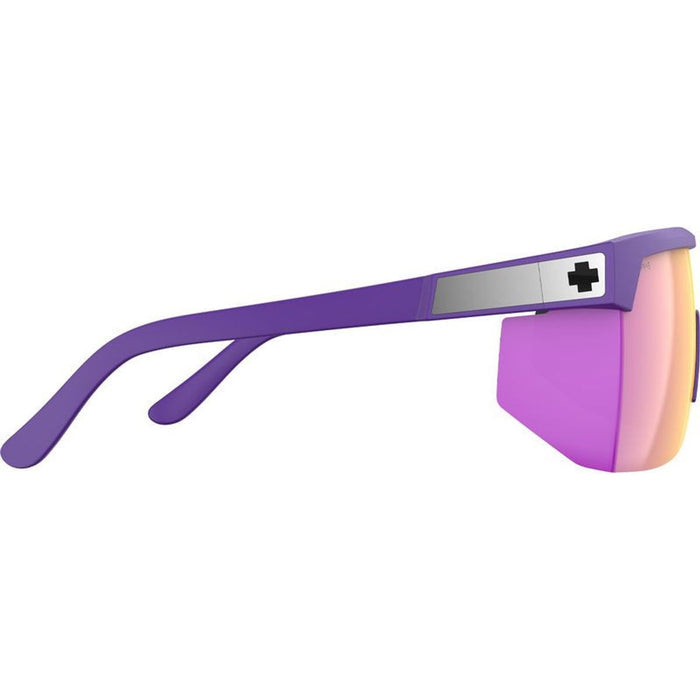 Super Flynn, Matte Purple/Happy Grey Green with Pink Mirror Lenses