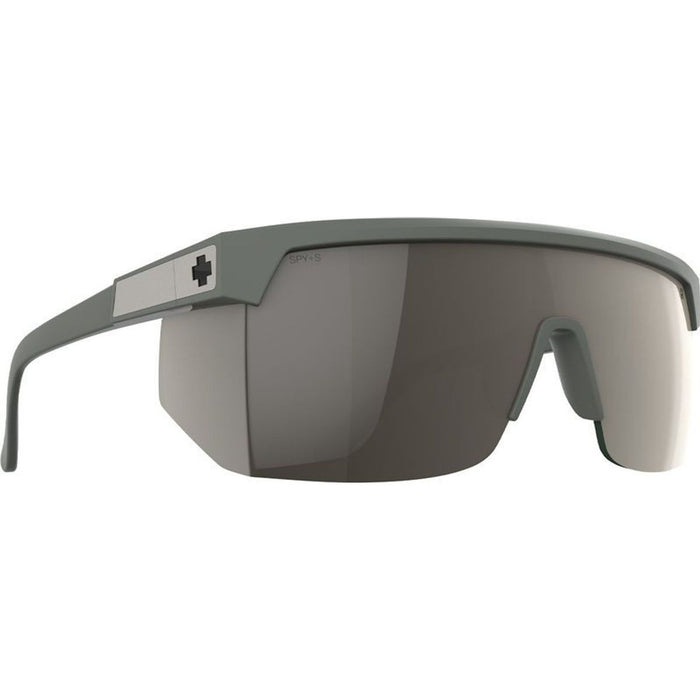 Super Flynn, Matte Olive Green/Happy Bronze with Pewter Mirror Lenses