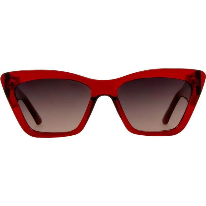 Tahoe, Gloss Crystal Cherry Red/Grey Pink Gradient Lenses