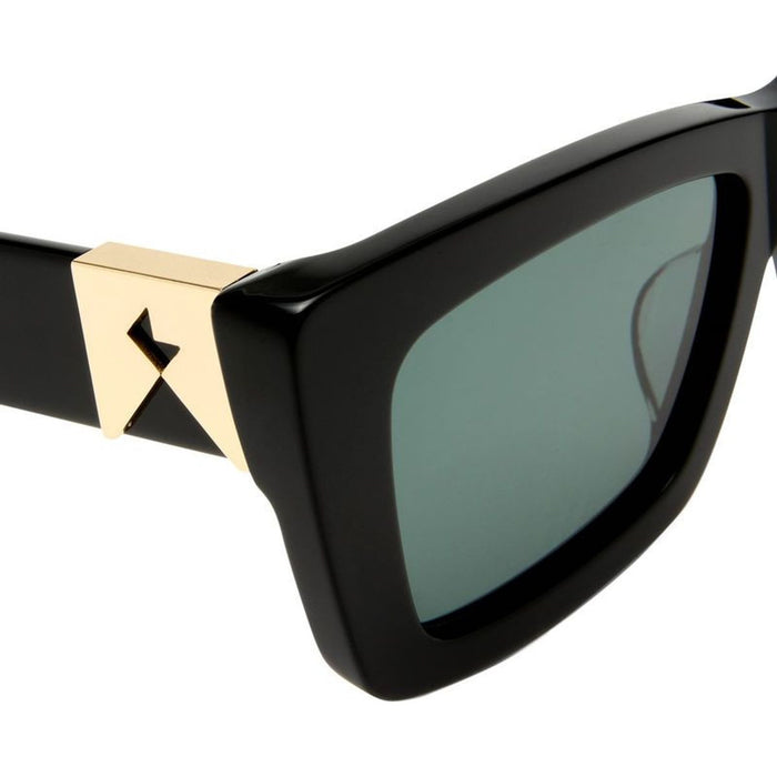 Taxi II, Black and Gold/Green Lenses