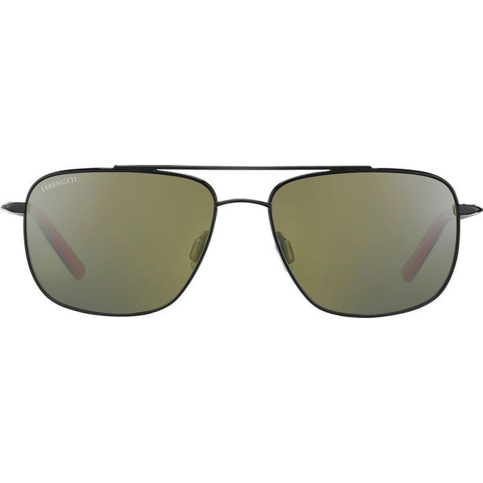 Tellaro, Shiny Black and Red/555nm Photochromic Polarised Glass Lenses