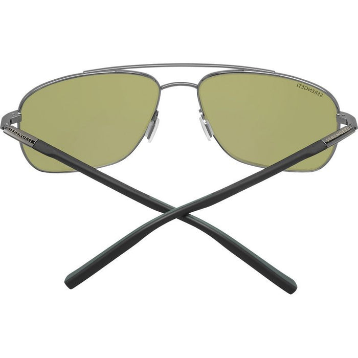 Tellaro, Shiny Gunmetal and Black/555nm Photochromic Polarised Glass Lenses