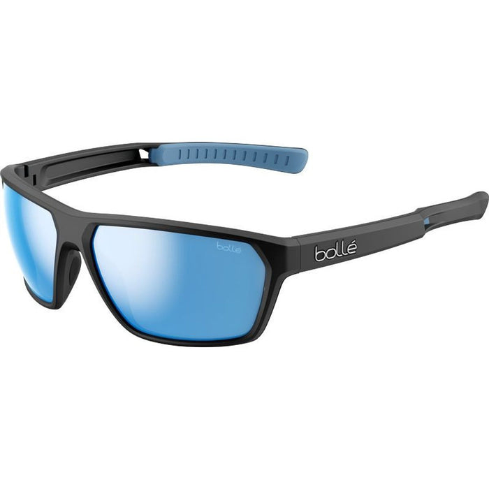 Terrus, Matte Black/Sky Blue Polarised Lenses