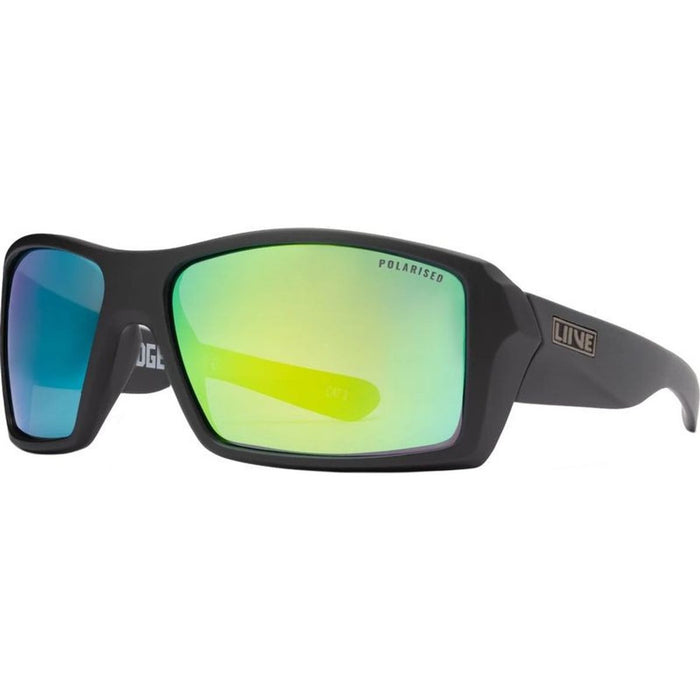The Edge, Matte Xtal Smoke Floating/Green Mirror Polarised Lenses
