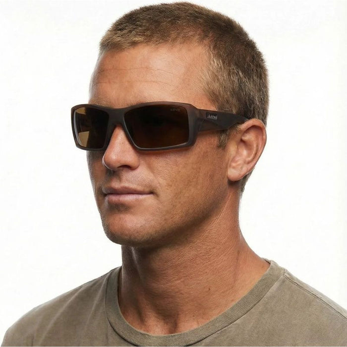 The Edge, Matte Beer/Brown Polarised Lenses