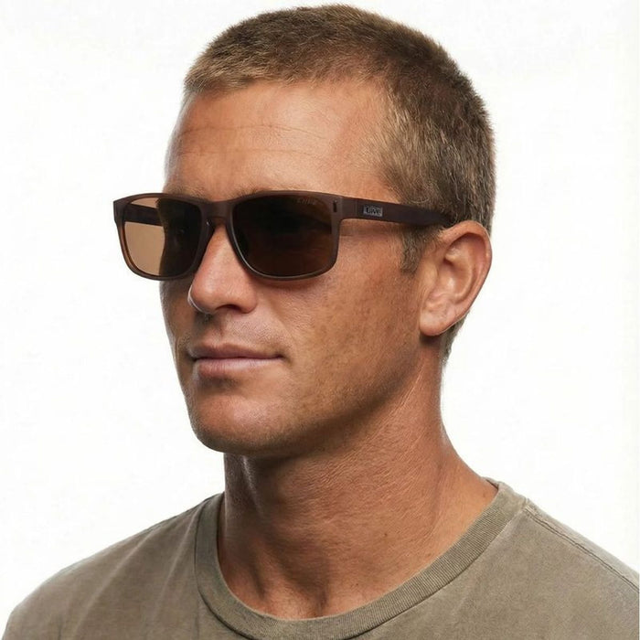 The Lewy, Xtal Beer/Brown Polarised Lenses