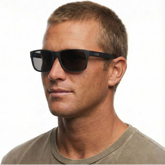 The Lewy, Matte Black/Grey Polarised Lenses