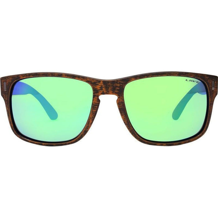 The Lewy, Brown Sanded/Green Mirror Polarised Lenses