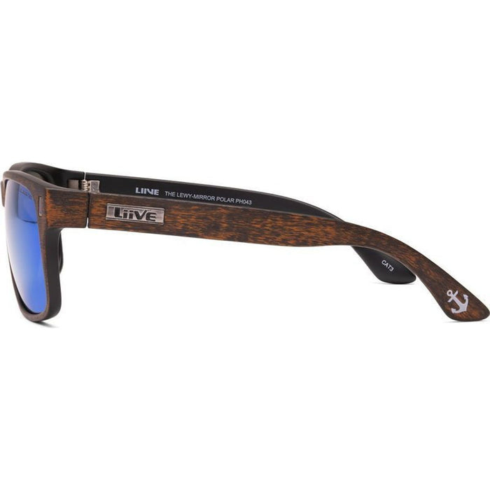 The Lewy, Brown Sanded/Green Mirror Polarised Lenses