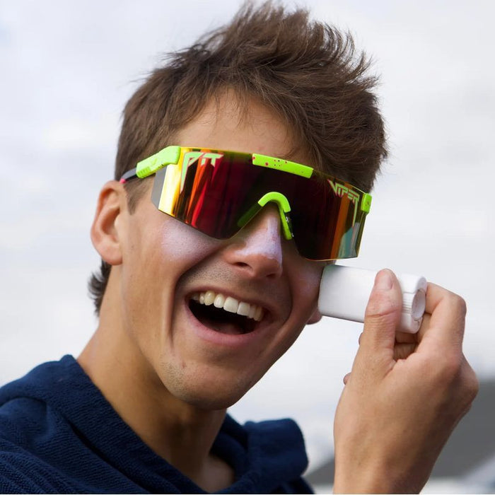 The Originals Narrow, 1993 Yellow Splatter/Rainbow Mirror Lenses
