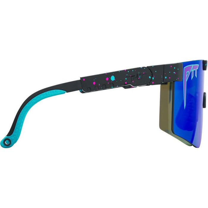 The Originals Narrow, Midnight Black Splatter/Blue HDPV Mirror Polarised Lenses