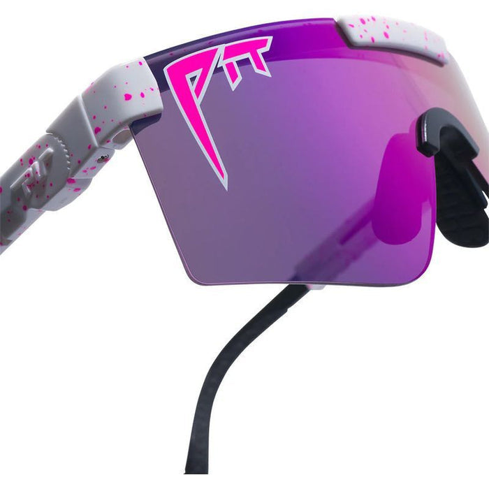 The Originals Narrow, LA Brights White Splatter/Pink Purple HDPV Mirror Polarised Lenses