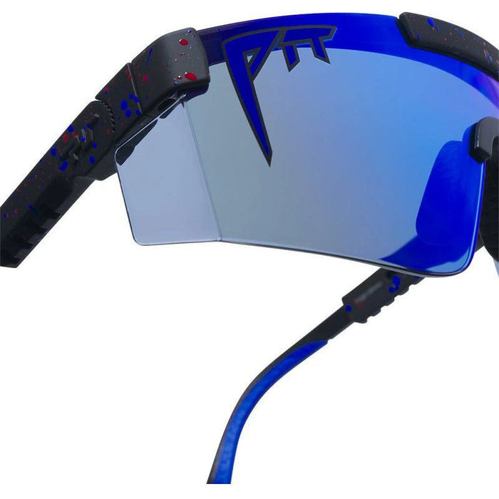The Originals Narrow, Peacekeeper Black Splatter/Blue Mirror Lenses