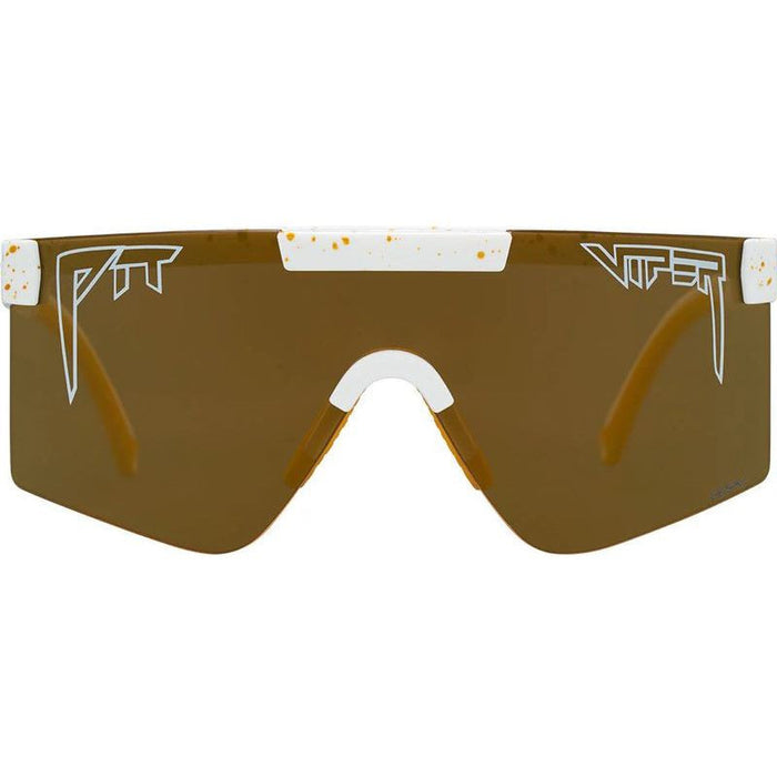 The Originals Wide, Bel Air White Splatter/Gold HDPV Mirror Polarised Lenses