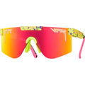 The Pit Viper XS, 1993 Yellow and Red Splatter/Orange Yellow Mirror Lenses