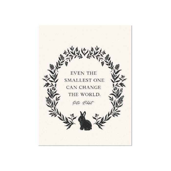 "The Smallest One" Bunny Card