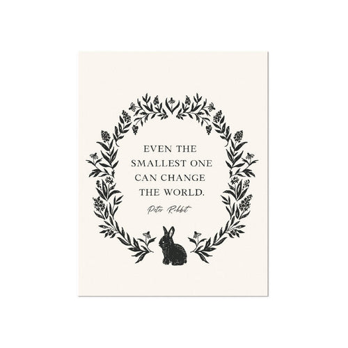 "The Smallest One" Bunny Card