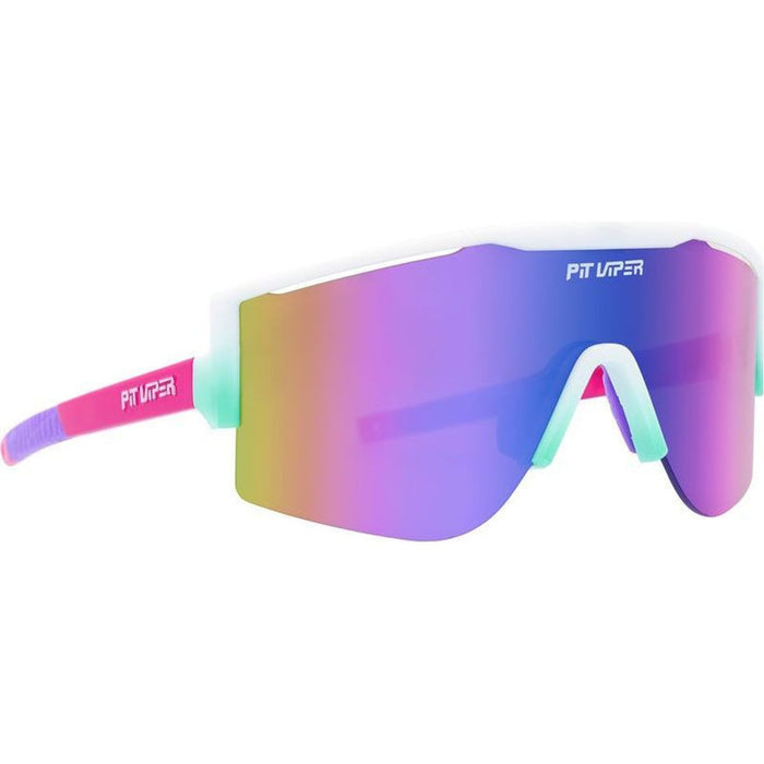 The Try Hards, Bonaire Breeze White Green/Blue Purple Mirror Lenses