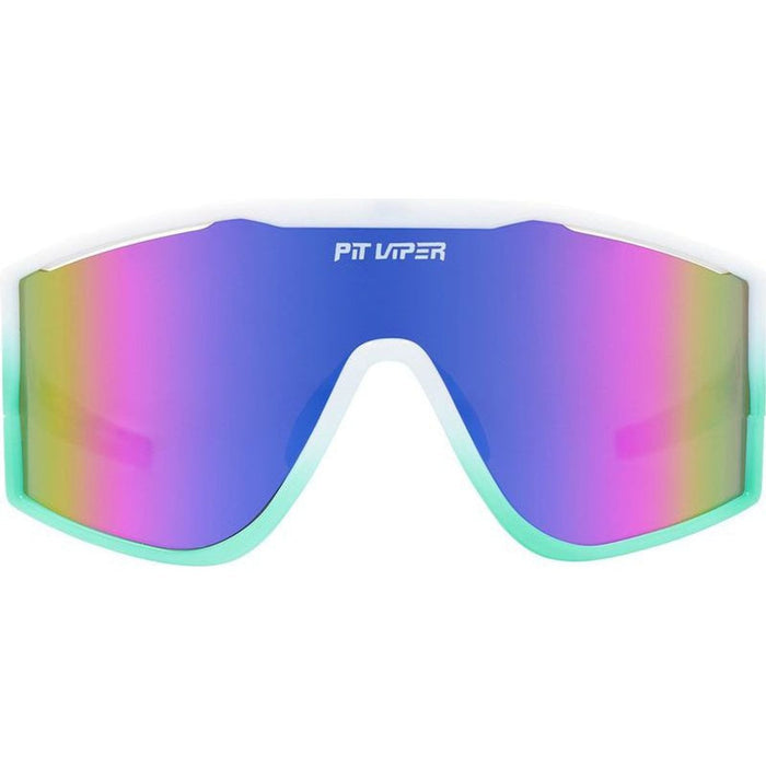 The Try Hards, Bonaire Breeze White Green/Blue Purple Mirror Lenses