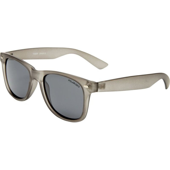 Tiger, Matte Grey/Smoke Polarised Lenses