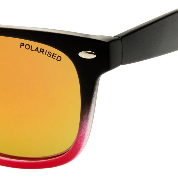 Tiger, Black and Red/Red Mirror Polarised Lenses