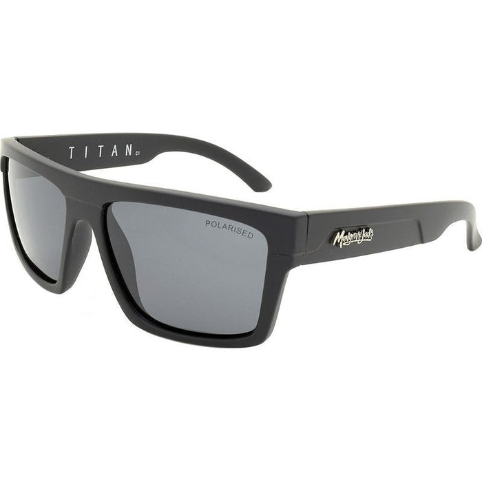 Titan, Matte Black/Smoke Polarised Lenses