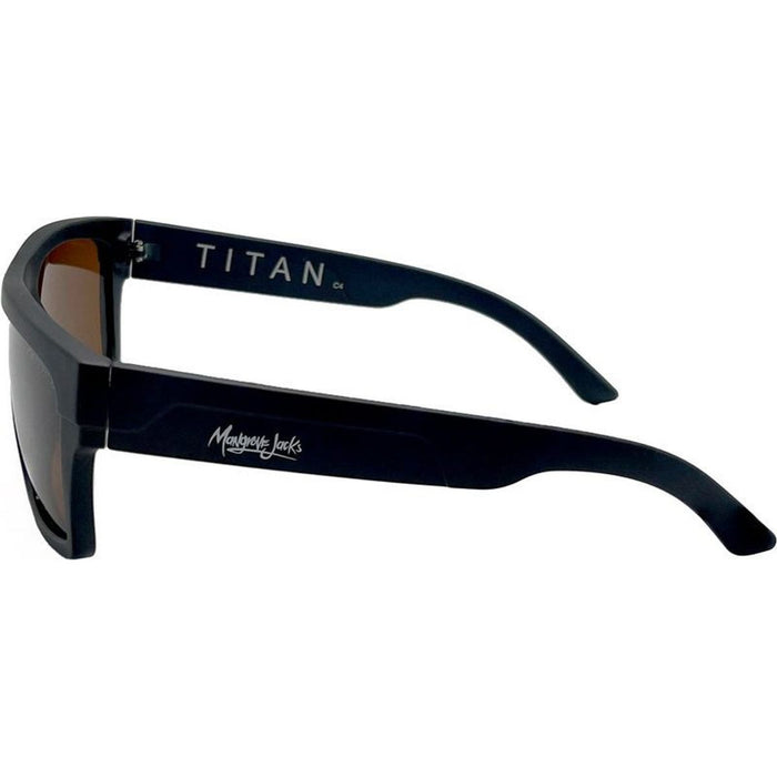 Titan, Matte Black/Brown Polarised Lenses