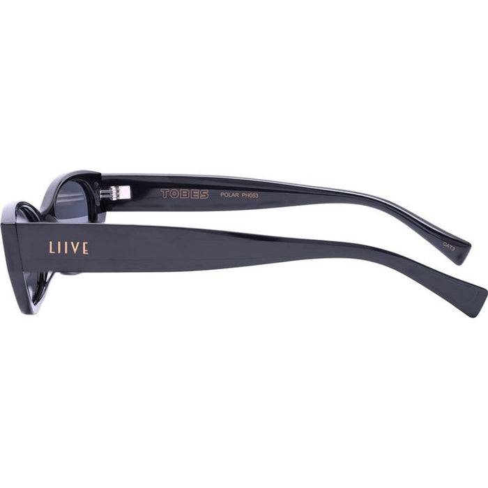 Tobes, Matte Black/Grey Polarised Lenses