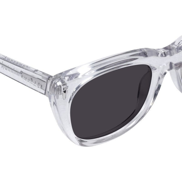 Tomahawk, Crystal with Silver Metal/Black Lenses