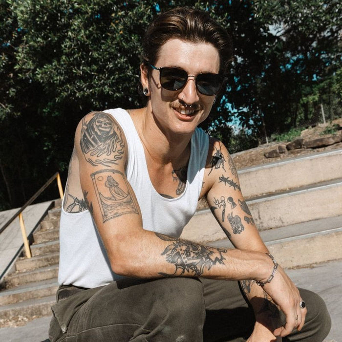 Tommy, Dark Tort/Green Polarised Lenses