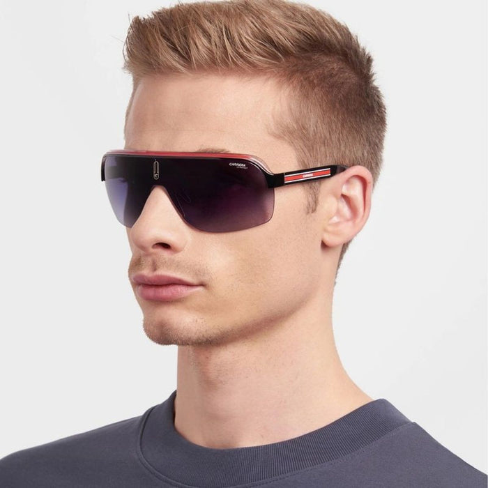 Top Car 1/N, Black and Red/Dark Grey Gradient Lenses