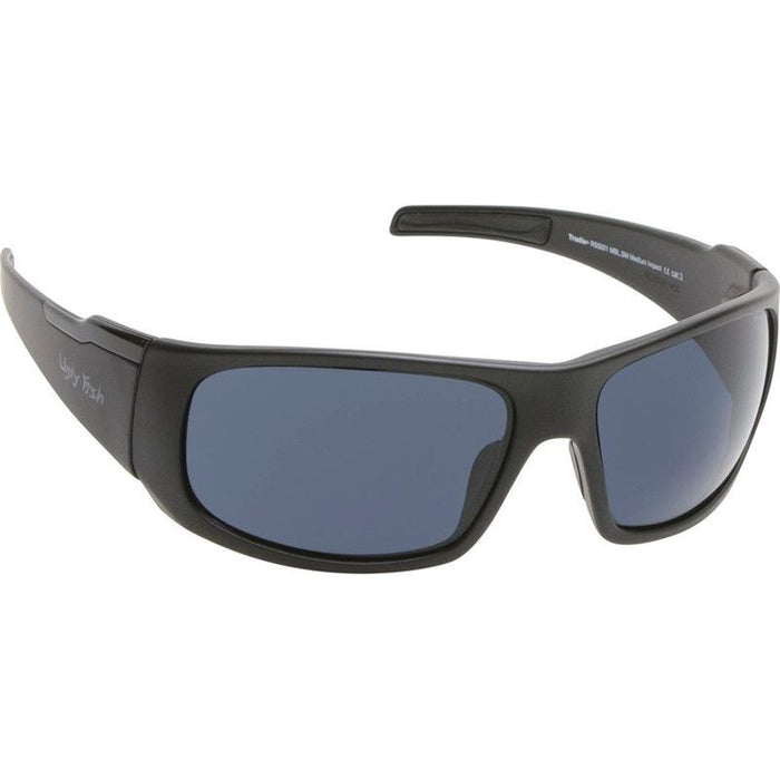 Tradie Safety RS5001, Matte Black/Smoke Polarised Lenses
