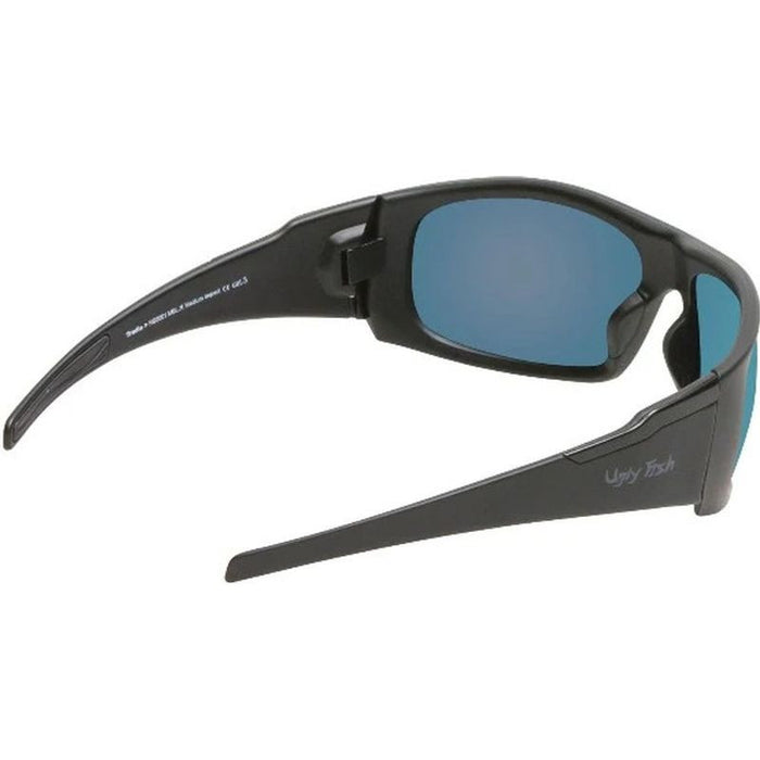 Tradie Safety RS5001, Matte Black/Blue Mirror Lenses