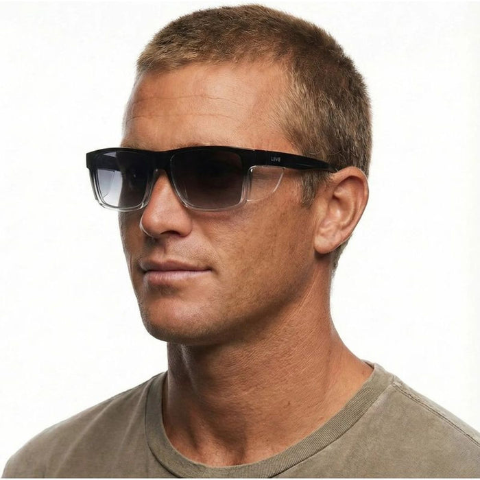 Tradie Safety, Matte Black Fade/Dark Grey Lenses