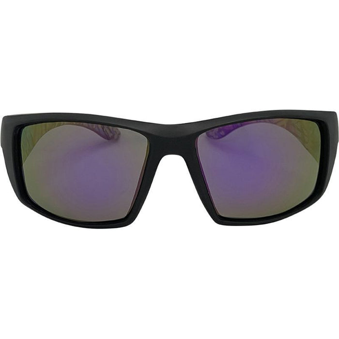 Tromso, Matte Black/Purple Mirror Polarised Lenses