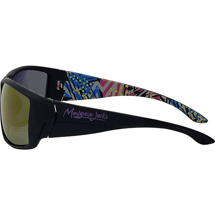 Tromso, Matte Black/Purple Mirror Polarised Lenses