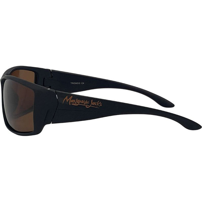 Tromso, Matte Black/Brown Polarised Lenses