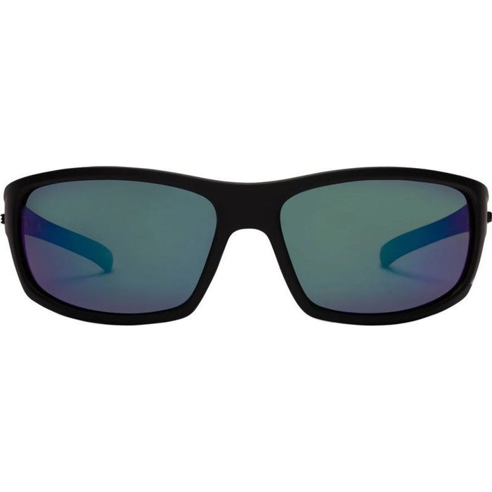 Tuna, Matte Black/Green Mirror Polarised Lenses