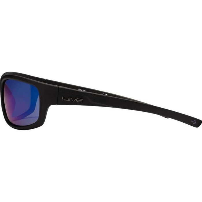 Tuna, Matte Black/Green Mirror Polarised Lenses