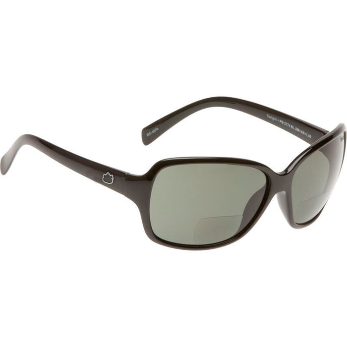 Twilight, Black/Bifocal +2.0 Smoke Polarised Lenses