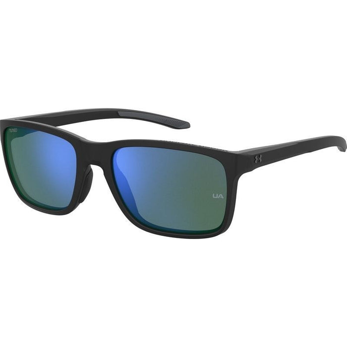 UA 0005/S, Black and Grey/Green Blue Mirror Lenses