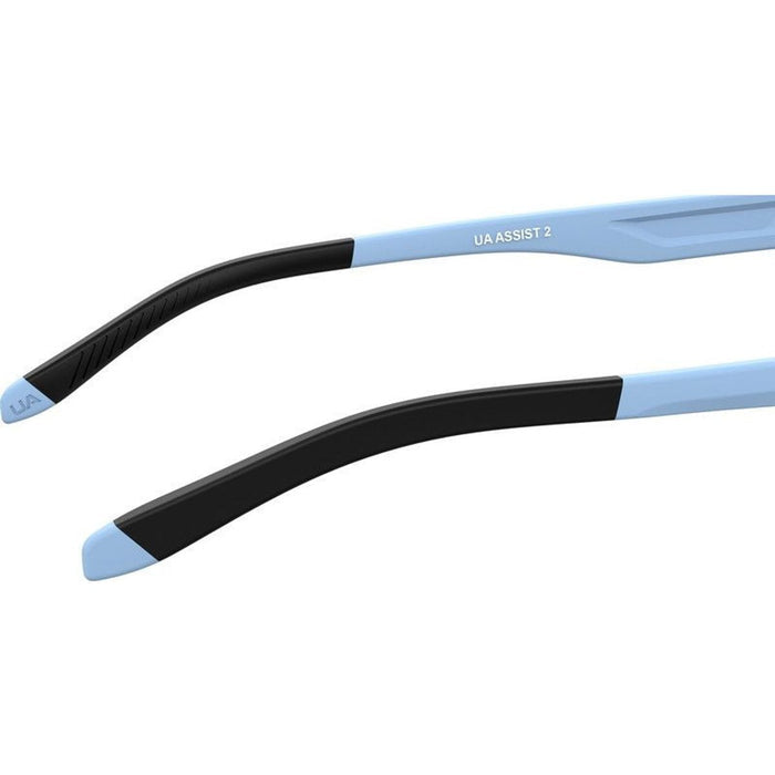 UA Assist 2, Matte Black and Blue/Blue Mirror Lenses