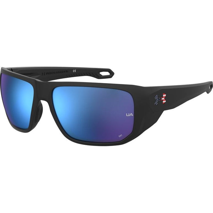 UA Attack 2, Black/Blue Mirror Lenses