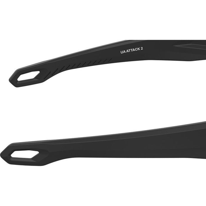 UA Attack 2, Black/Blue Mirror Polarised Lenses