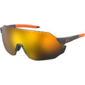 UA Halftime/F, Matte Grey and Orange/Orange Mirror Lenses