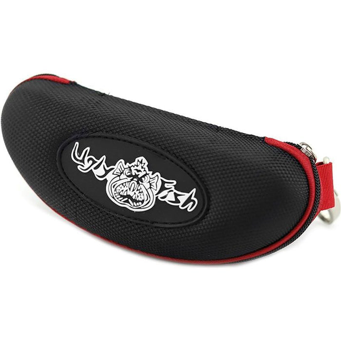 Ugly Fish Brand Zip Case, Black and Red