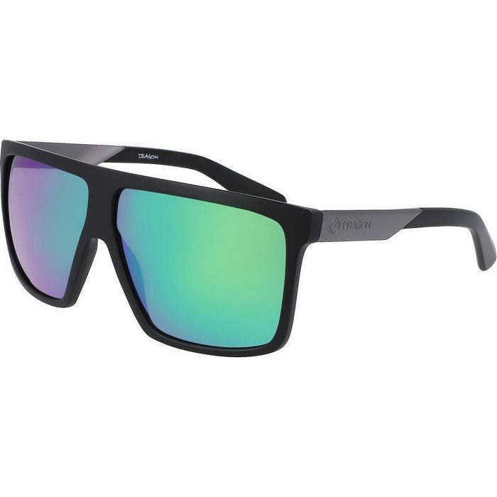 Ultra, Matte Black/Green LL Ionised Lenses