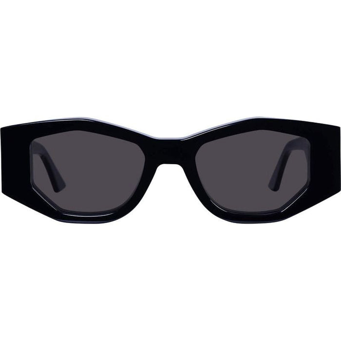 Valiant, Gloss Black with Silver Metal Trim/Black Lenses