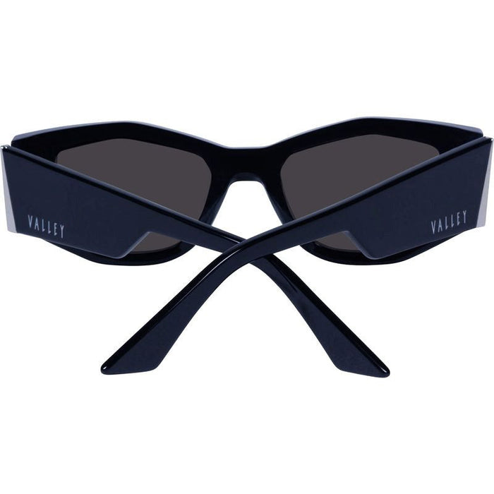 Valiant, Gloss Black with Silver Metal Trim/Black Lenses